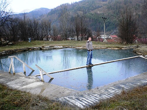 Zlá voda — natural hot spring