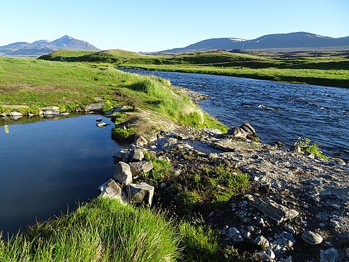 Fosslaug — natural hot spring
