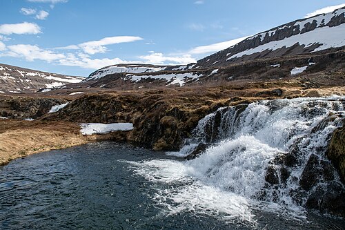 Dynjandislaug — natural hot spring